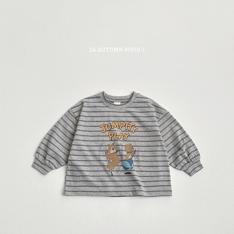Little Foxx – Stripe Cartoon Single Tee