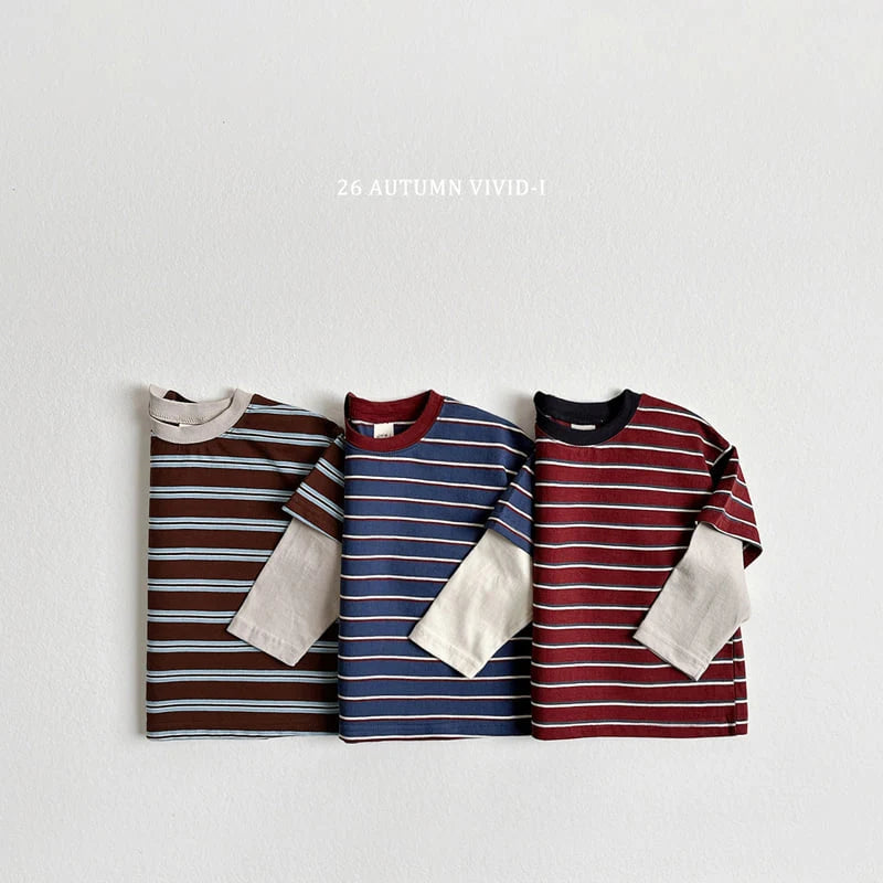 Little Foxx – Multi Stripe Layered Tee