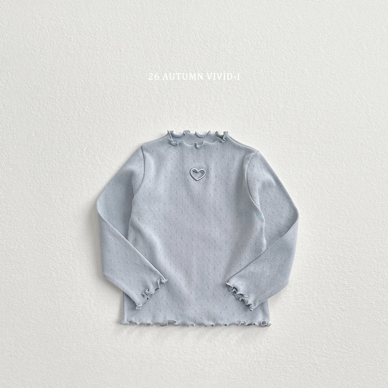 Little Foxx – Heart Eyelet Tee