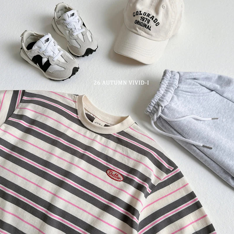 Little Foxx – Butter Stripe Tee