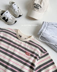 Little Foxx – Butter Stripe Tee