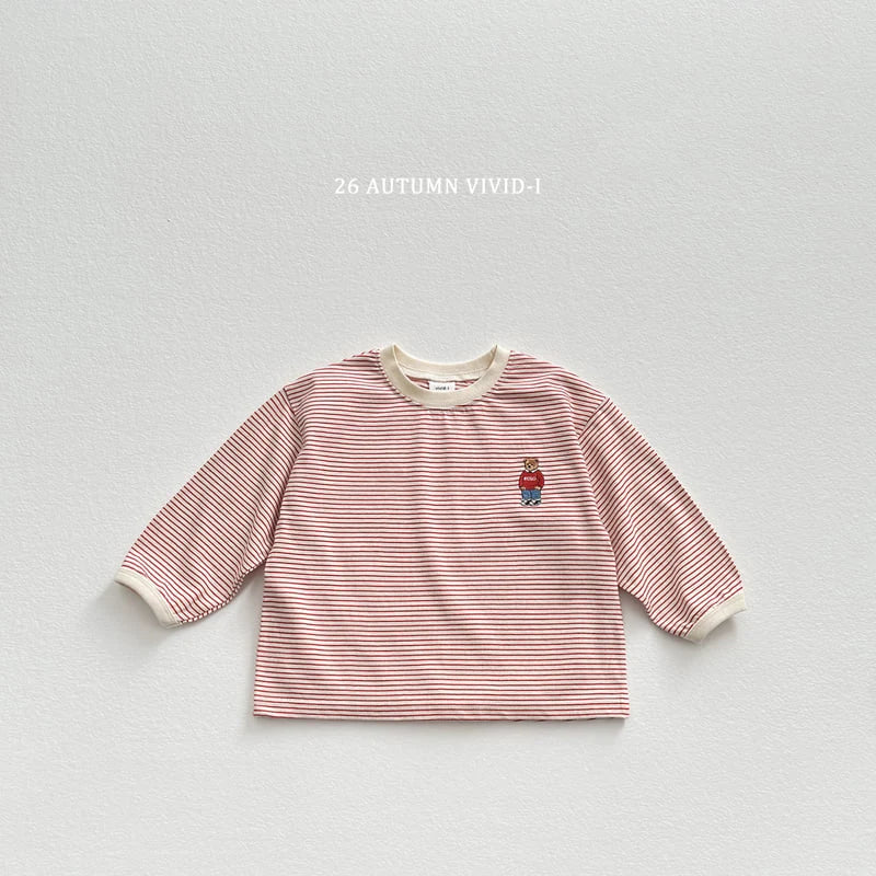 Little Foxx – Signature Bear Stripe Tee
