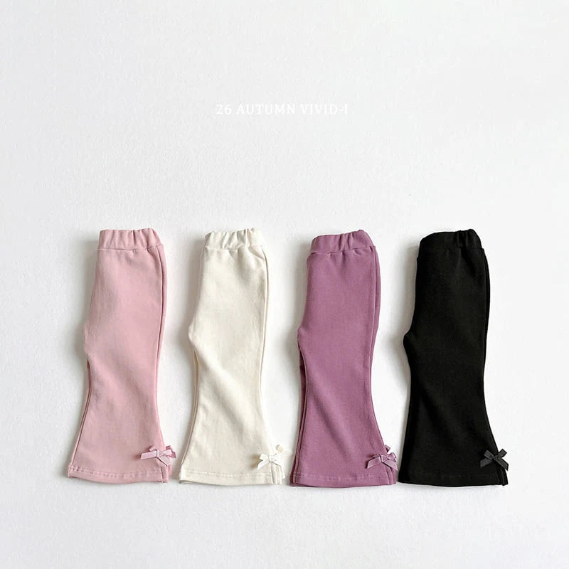 Little Foxx – Ribbon Spandex Flare Pants