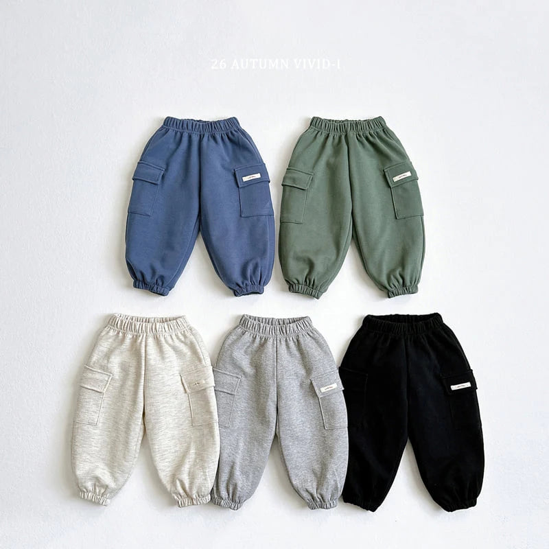 Little Foxx – Label Cargo Jogger Pants