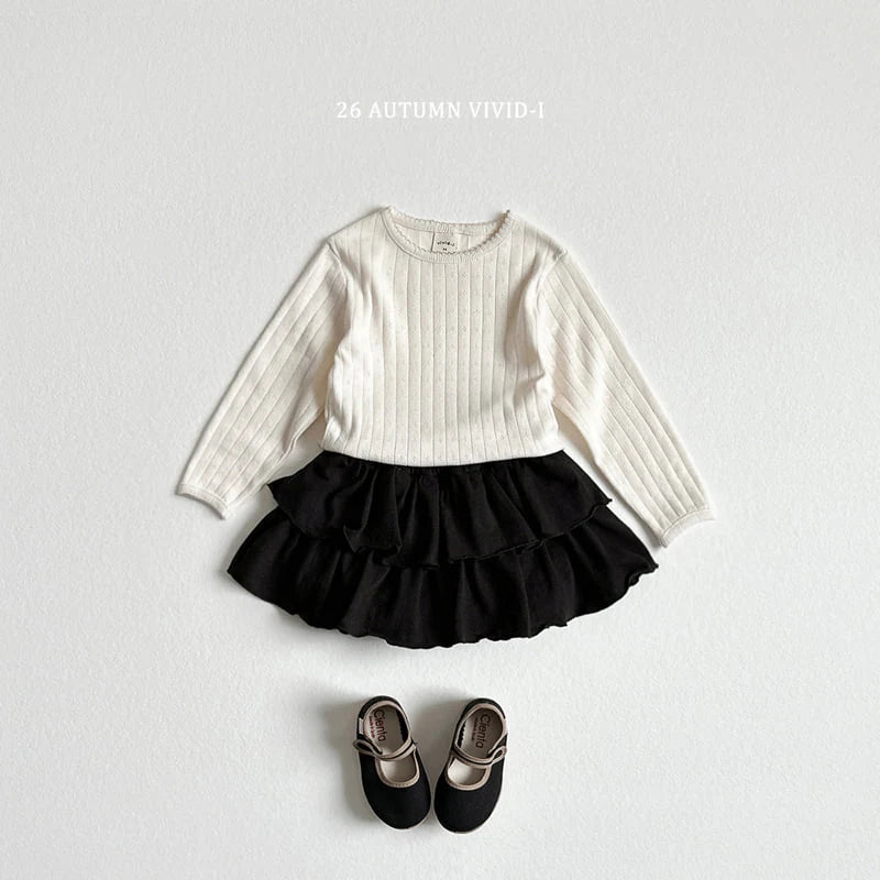 Little Foxx – Pincot Eyelet Tee