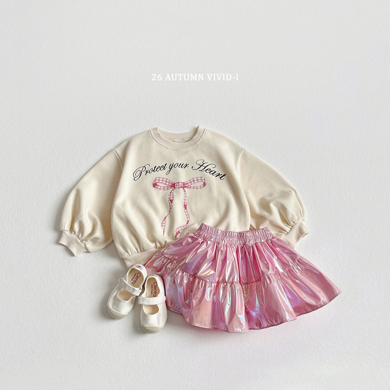 Little Foxx – Popcorn Glossy Flare Skirt