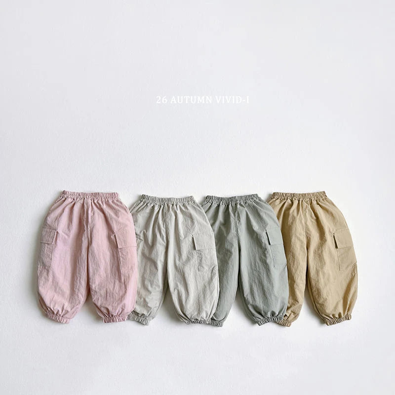 Little Foxx – Cargo Parachute Jogger Pants