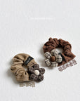 Little Foxx – Check Flower Scrunchie