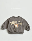 Little Foxx – Embossed English Bear Sweatshirt