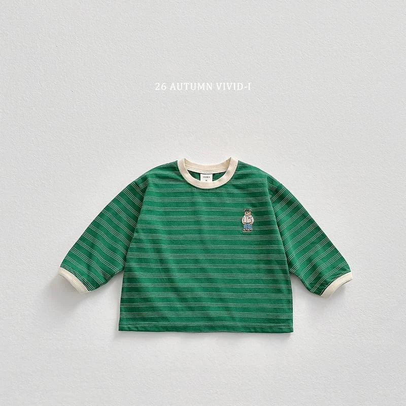 Little Foxx – Signature Bear Stripe Tee