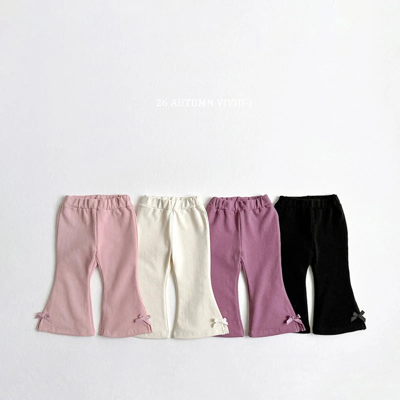 Little Foxx – Ribbon Spandex Flare Pants