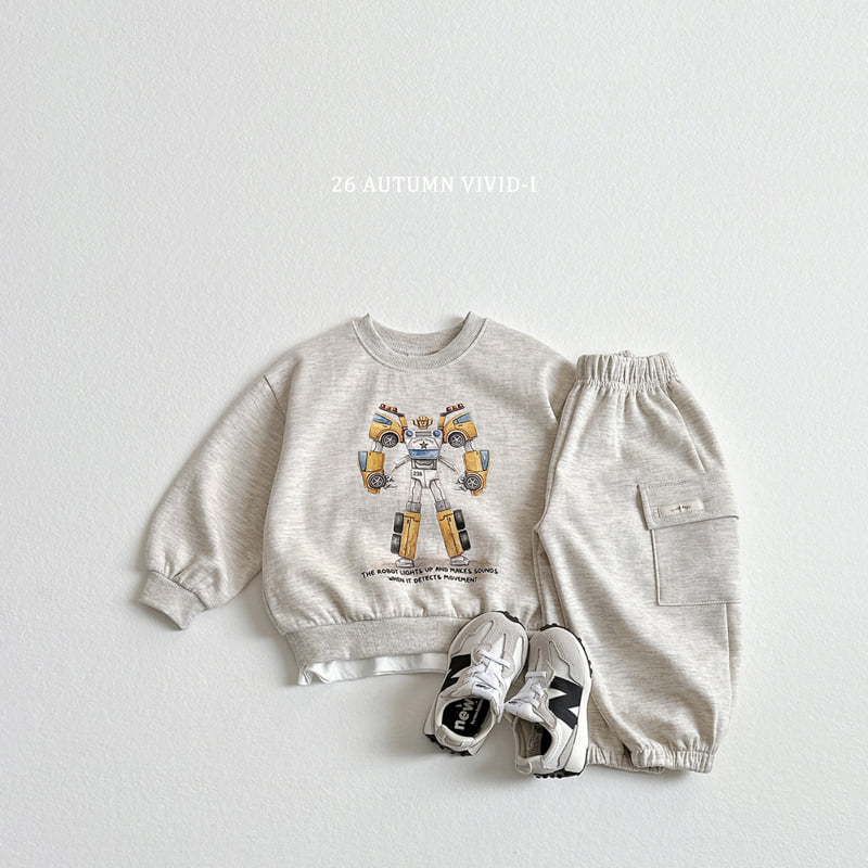 Little Foxx – Vintage Robot Sweatshirt