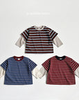Little Foxx – Multi Stripe Layered Tee