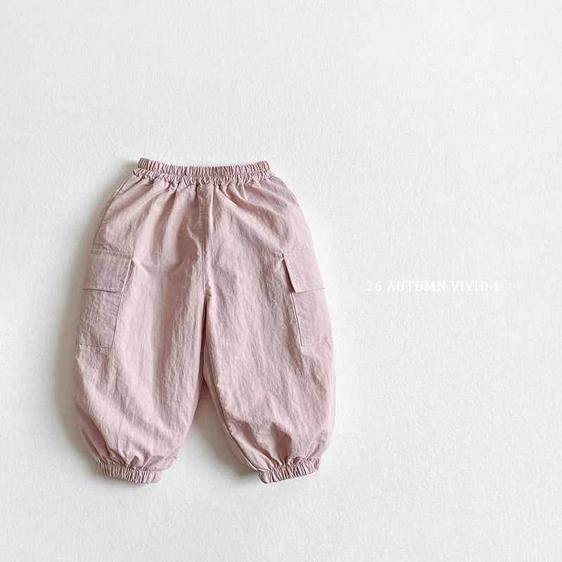 Little Foxx – Cargo Parachute Jogger Pants