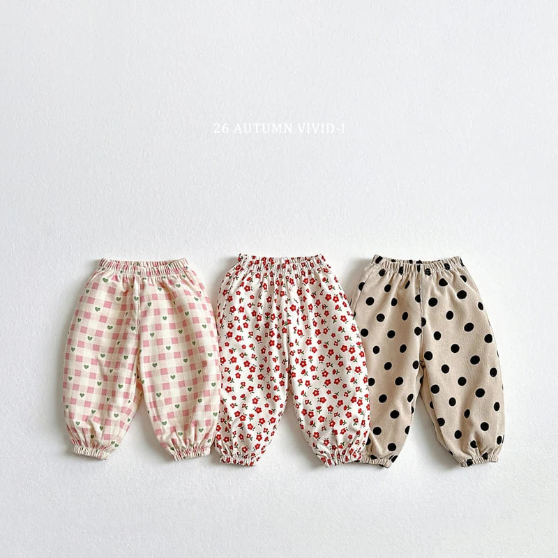 Little Foxx – Corduroy Patterned Jogger Pants