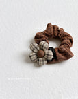 Little Foxx – Check Flower Scrunchie