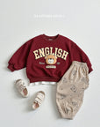 Little Foxx – Embossed English Bear Sweatshirt