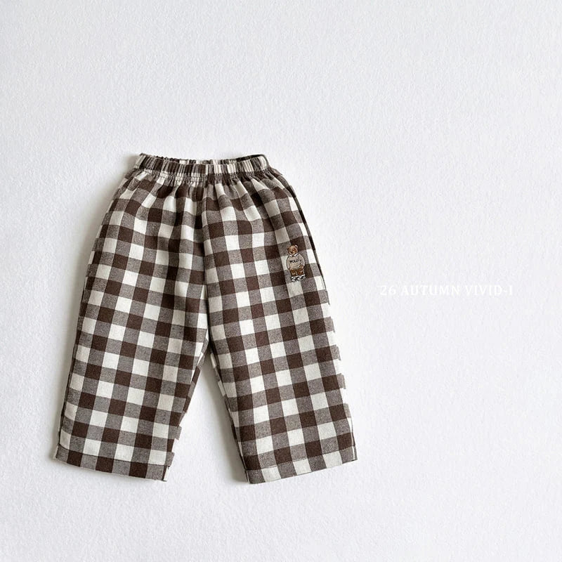 Little Foxx – BB Check Pants