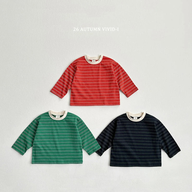 Little Foxx – Stripe Smaile Label Tee