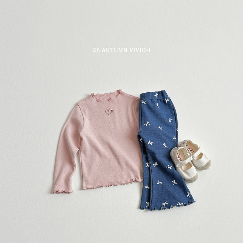 Little Foxx – Heart Eyelet Tee