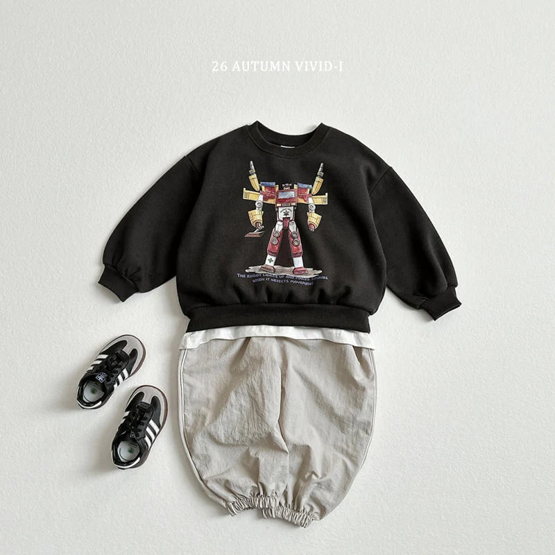 Little Foxx – Label Crinkle Jogger Pants