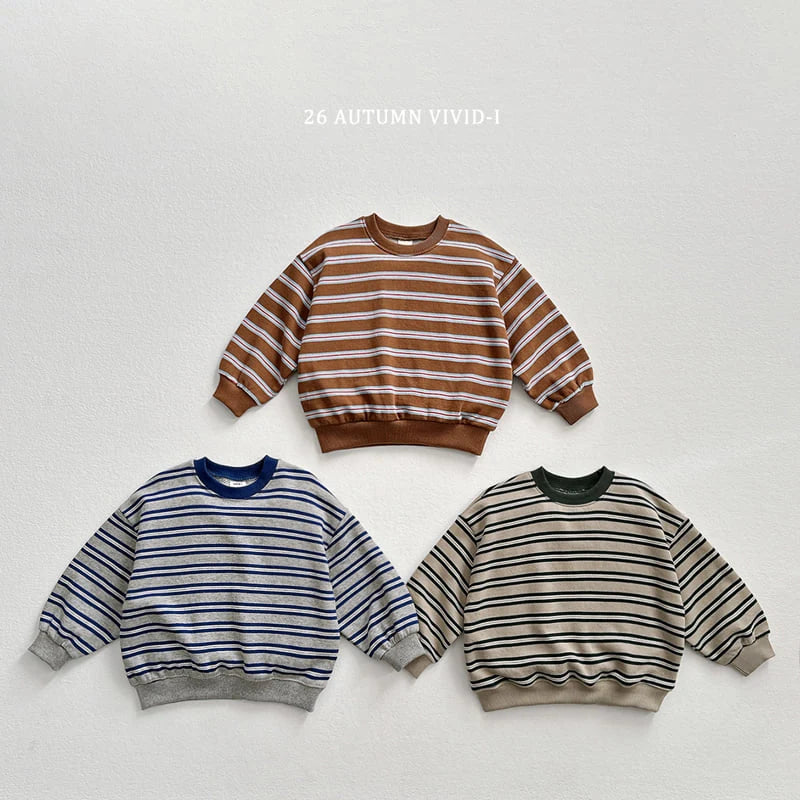 Little Foxx – Multi Colorblock Stripe Sweatshirt