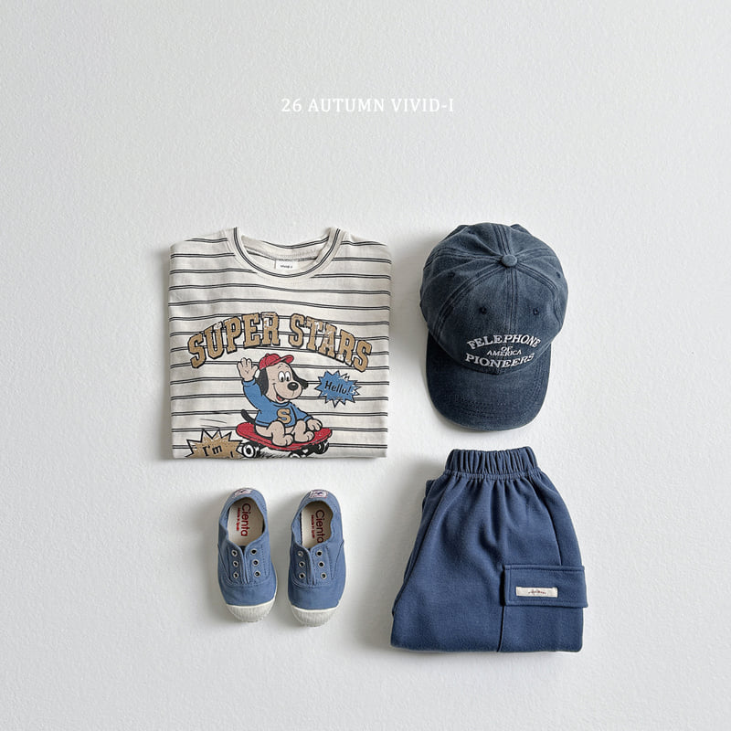 Little Foxx – Stripe Cartoon Single Tee