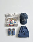 Little Foxx – Stripe Cartoon Single Tee