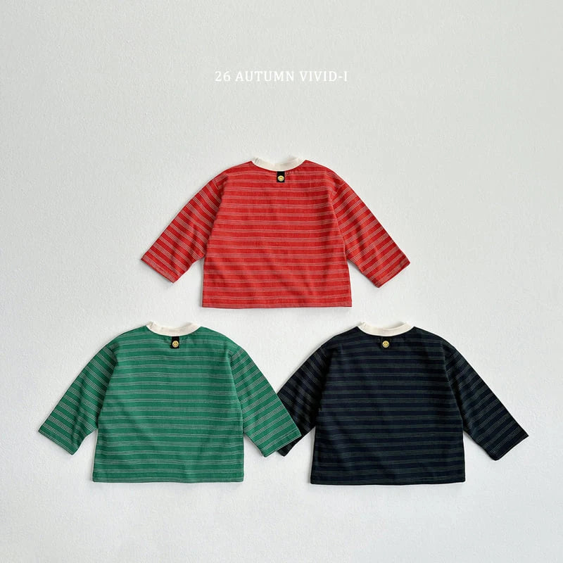 Little Foxx – Stripe Smaile Label Tee