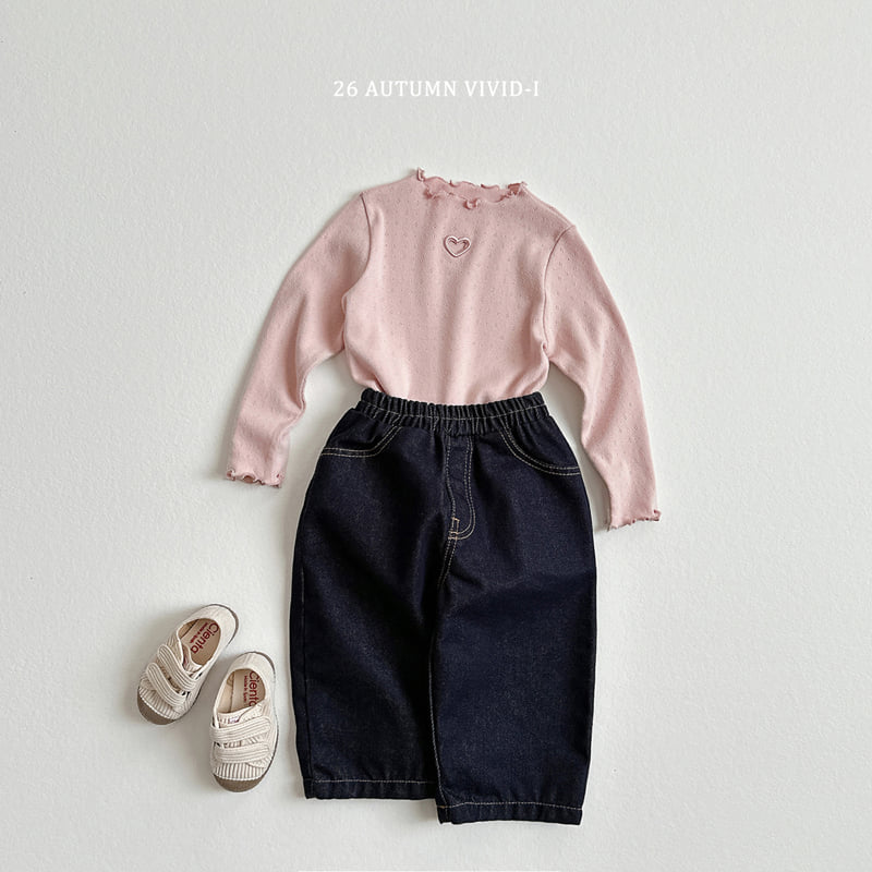 Little Foxx – Heart Eyelet Tee