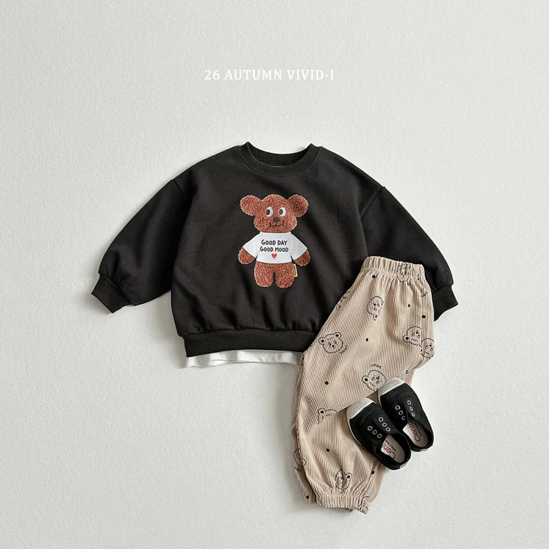 Little Foxx – Corduroy Patterned Jogger Pants