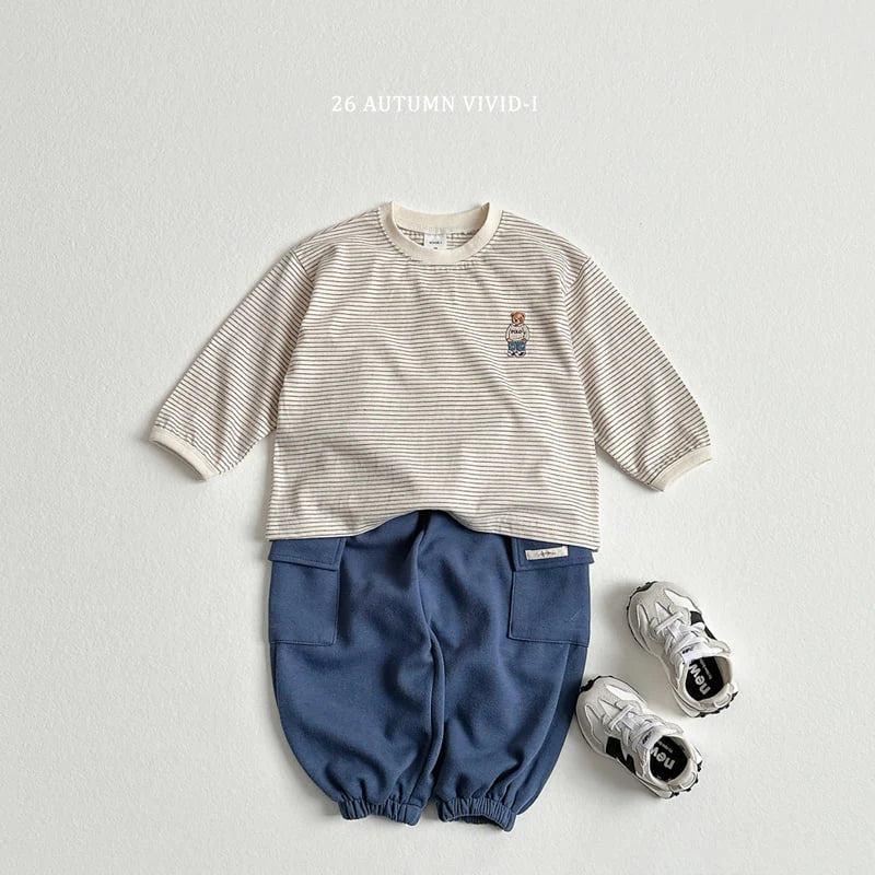 Little Foxx – Signature Bear Stripe Tee