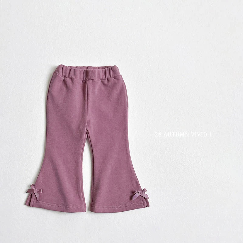Little Foxx – Ribbon Spandex Flare Pants