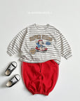 Little Foxx – Stripe Cartoon Single Tee