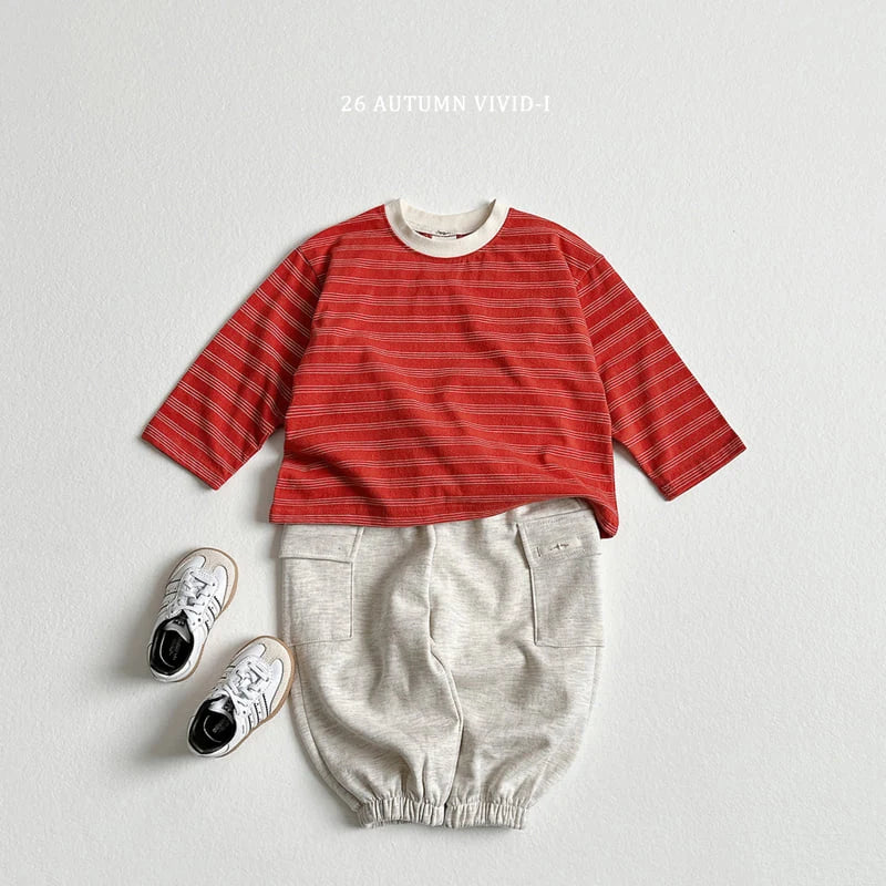 Little Foxx – Stripe Smaile Label Tee