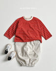 Little Foxx – Stripe Smaile Label Tee