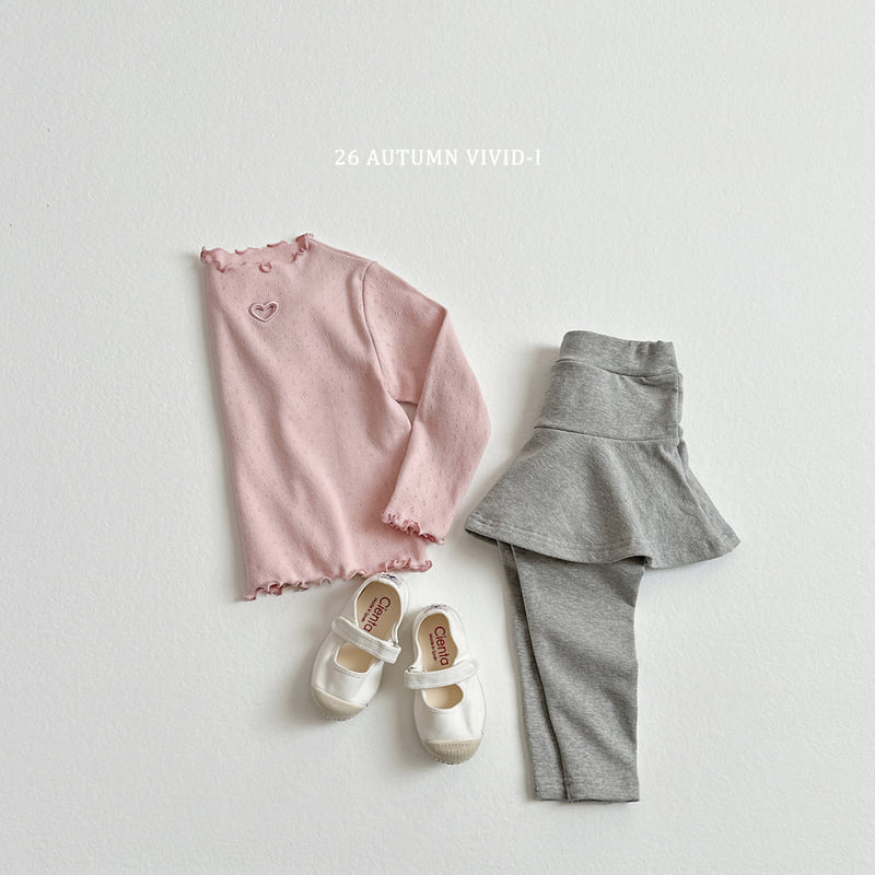Little Foxx – Heart Eyelet Tee