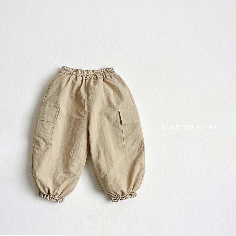 Little Foxx – Cargo Parachute Jogger Pants