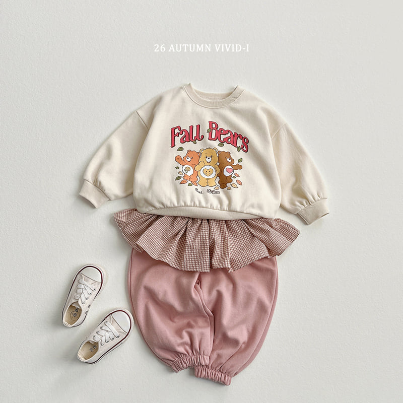 Little Foxx – Check Frill Jogger Pants