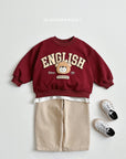 Little Foxx – Embossed English Bear Sweatshirt