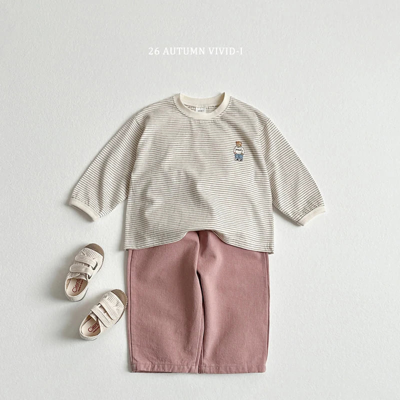 Little Foxx – Signature Bear Stripe Tee