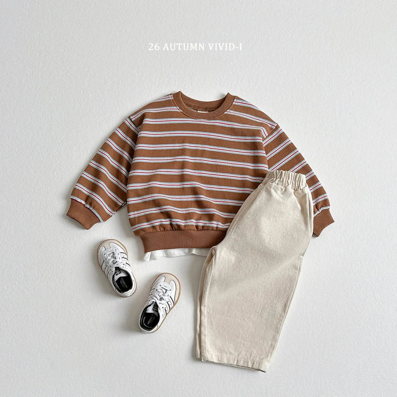 Little Foxx – Multi Colorblock Stripe Sweatshirt