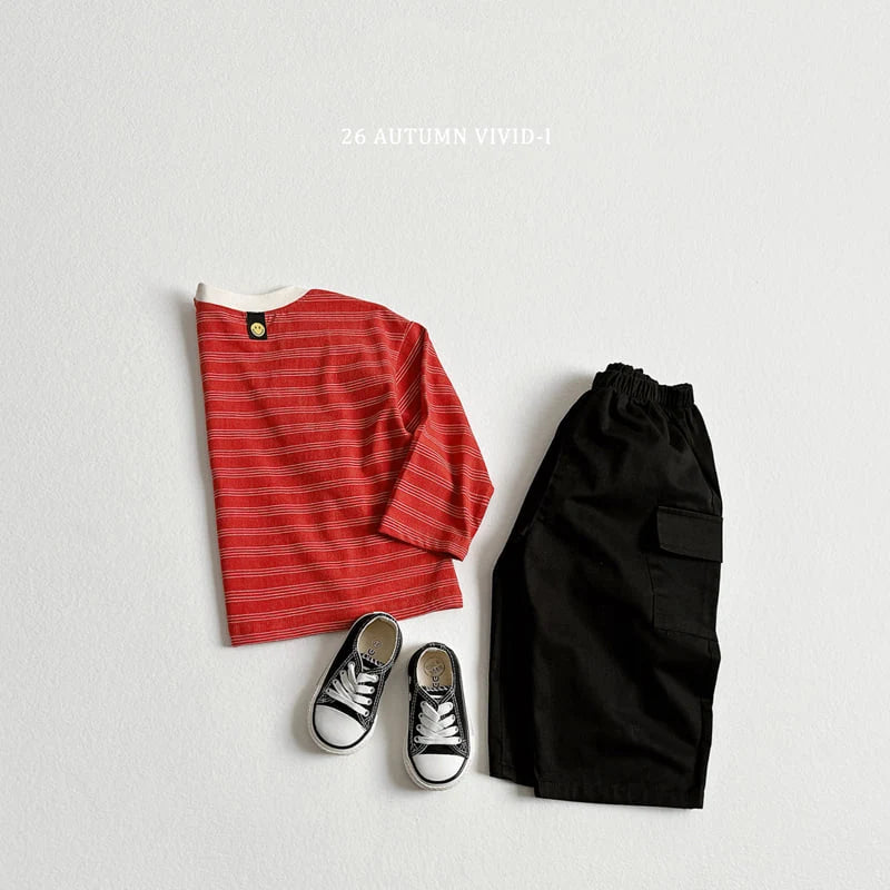 Little Foxx – Stripe Smaile Label Tee