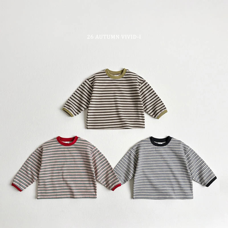 Little Foxx – Colorblock Multi Stripe Tee