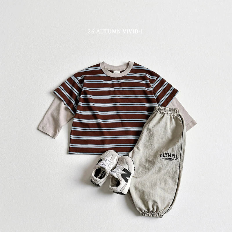 Little Foxx – Multi Stripe Layered Tee