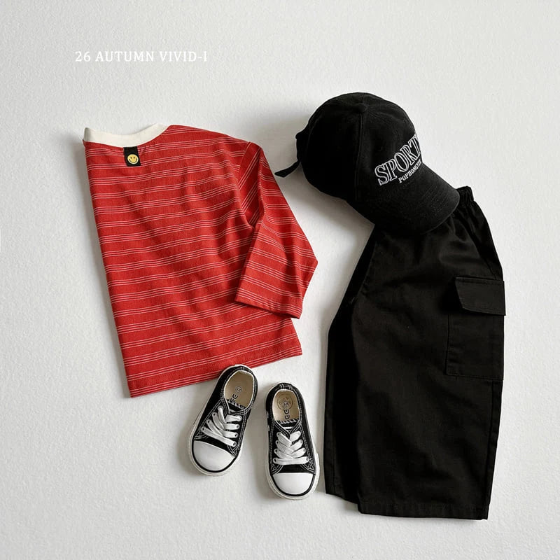 Little Foxx – Stripe Smaile Label Tee