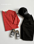Little Foxx – Stripe Smaile Label Tee