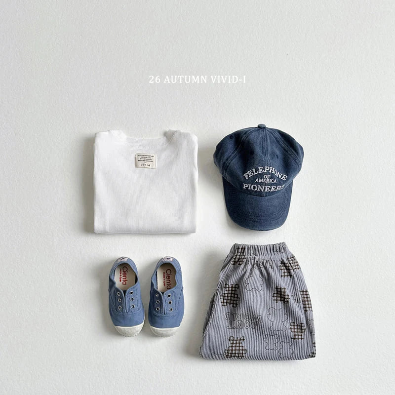 Little Foxx – Corduroy Patterned Jogger Pants