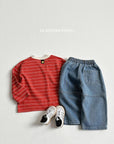 Little Foxx – Stripe Smaile Label Tee