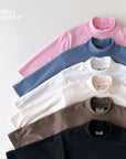 Little Foxx – New Half Peach Turtleneck Tee